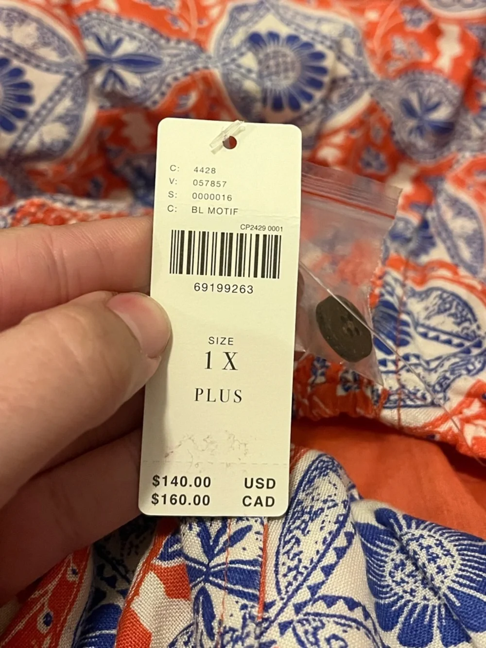 Anthropologie Maeve Tie Front Printed Halter Mini Dress NWT - Picture 7 of 9